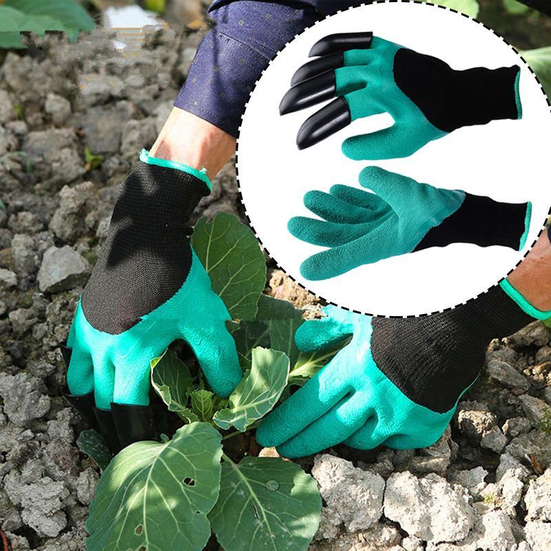 Garden Gloves With Fingertips Claws