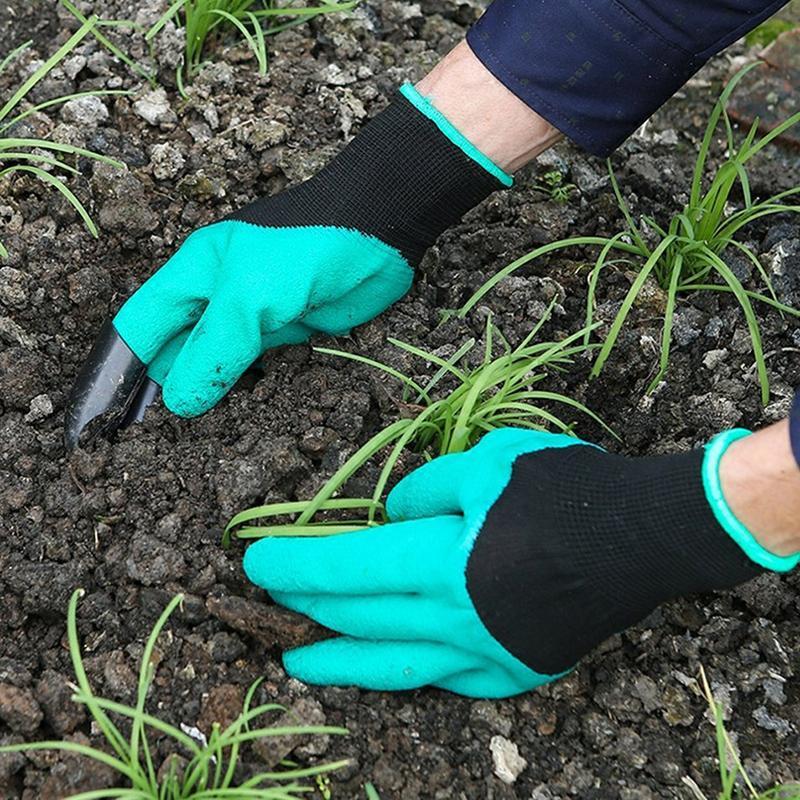 Garden Gloves With Fingertips Claws