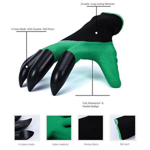 Garden Gloves With Fingertips Claws